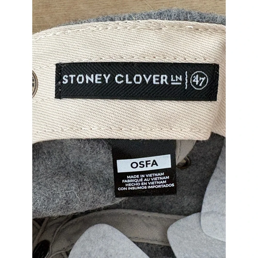 NWT Stoney Clover Lane x 47 Chicago Bears Clean Up Hat -OSFM - Gray/Navy Blue